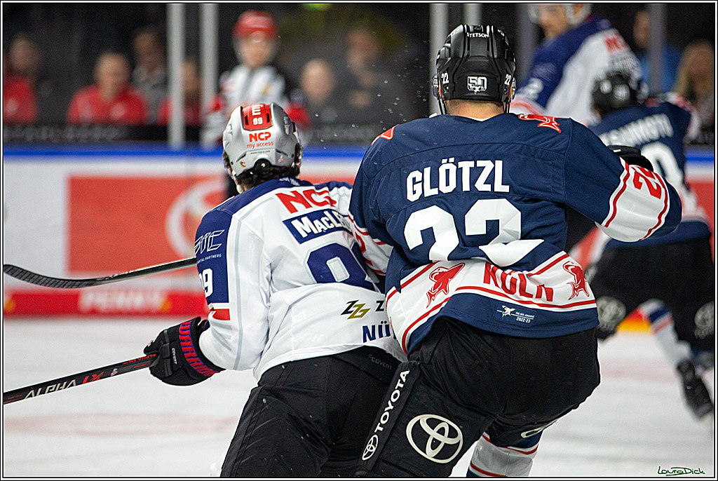 PENNY DEL; Koelner Haie- Nuernberger Ice Tigers; Koeln, 29.01.2023